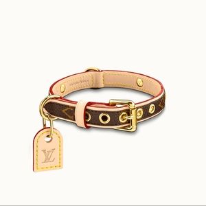 LOUIS VUITTON BAXTER DOG COLLAR PM